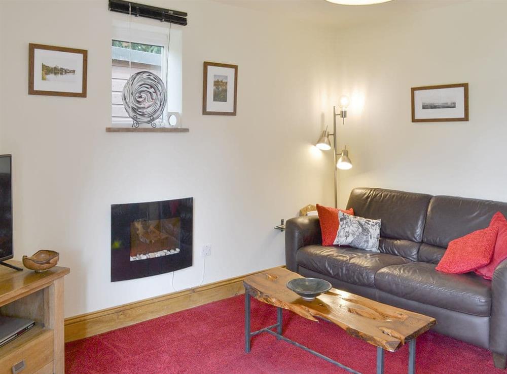 Attractive living room at 1¾ Denwick View in Alnwick, Northumberland