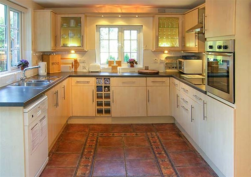 The kitchen at 2 Aqueduct Cottages, Chirk Bank near Chirk