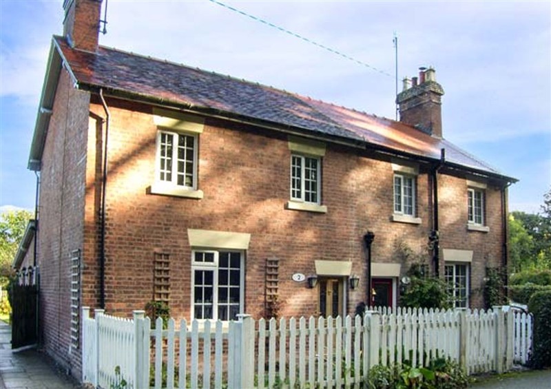 The setting at 2 Aqueduct Cottages, Chirk Bank near Chirk