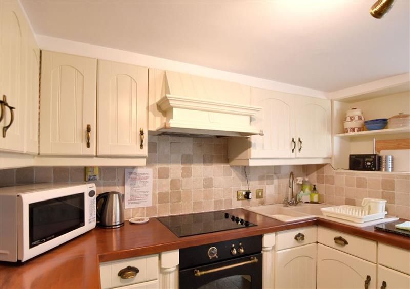 The kitchen at 2 Argyle House, Lyme Regis