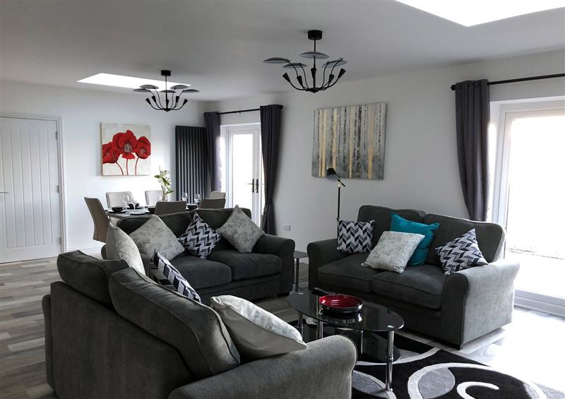 Relax in the living area at 2 Barn Cottages, Iscoyd near Whitchurch