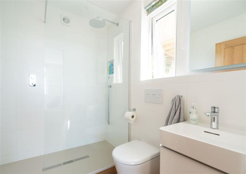 This is the bathroom at 2 Beach Way House, Lyme Regis