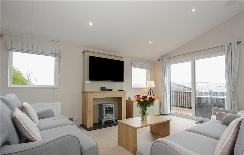 This is the living room at 2 Bed Lodge (Plot 58), Brixham