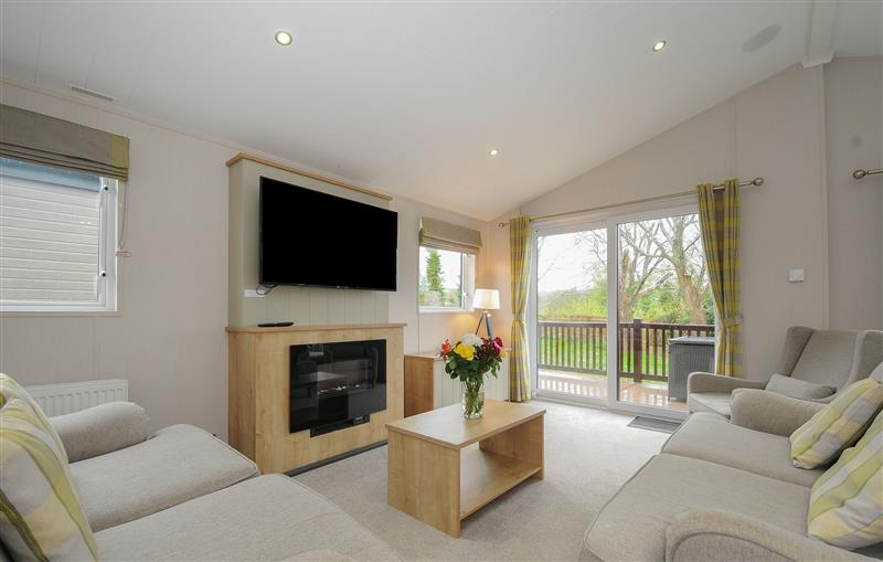 The living room at 2 Bed Lodge (Plot 62 Pets), Brixham