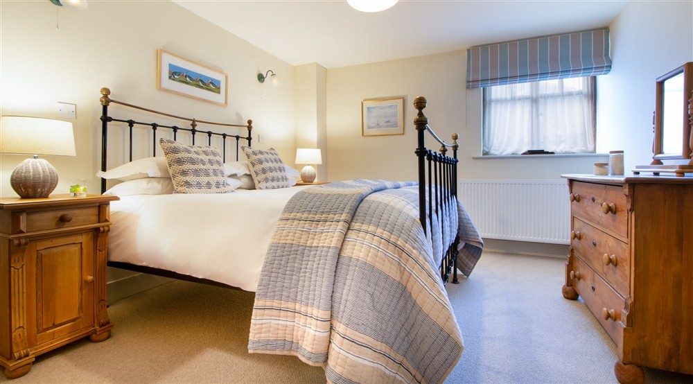The bedroom at 2 Cart Lodge Barn in Upper Sheringham, Norfolk