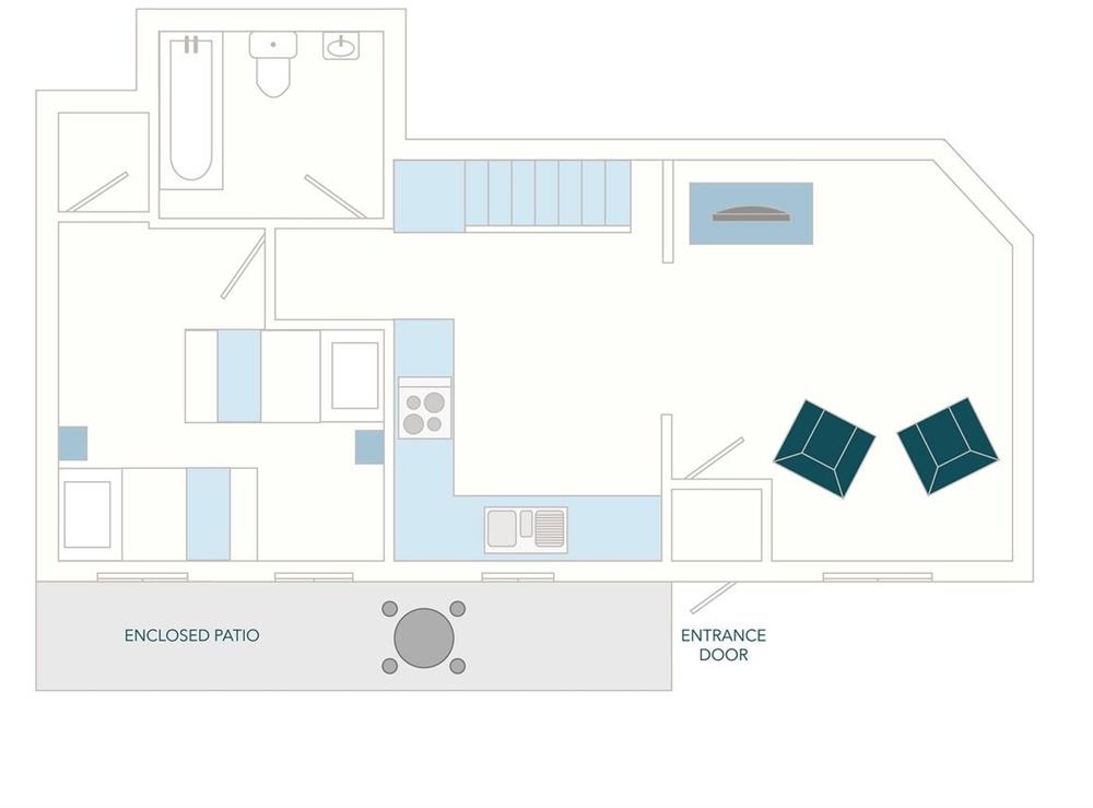 2 Castle Cottage Floor Plan - Ground Floor