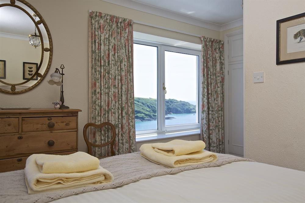 Master bedroom with views over the estuary at 2 Channel View in Bennett Road, Salcombe
