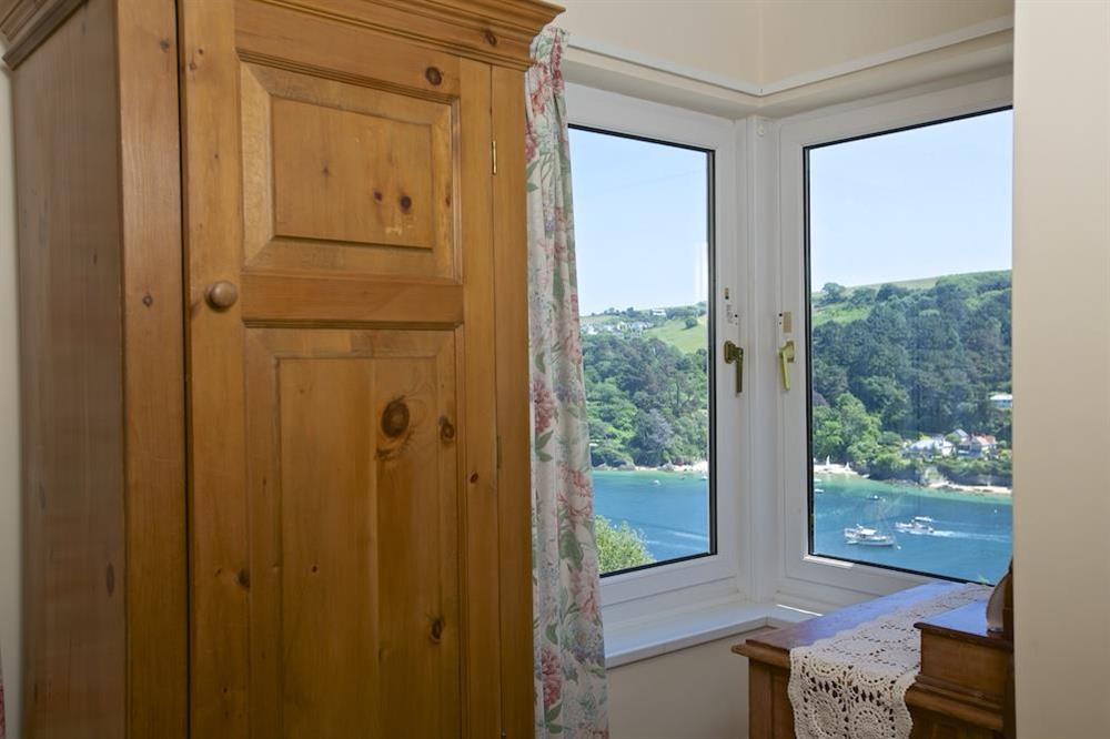 Views from the dressing table in the twin room at 2 Channel View in Bennett Road, Salcombe