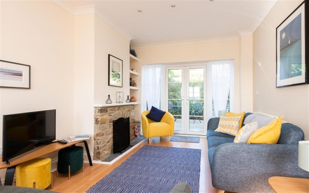 Comfortable sitting area leading though to secluded rear terrace at 2 Chapel Street in Blackawton