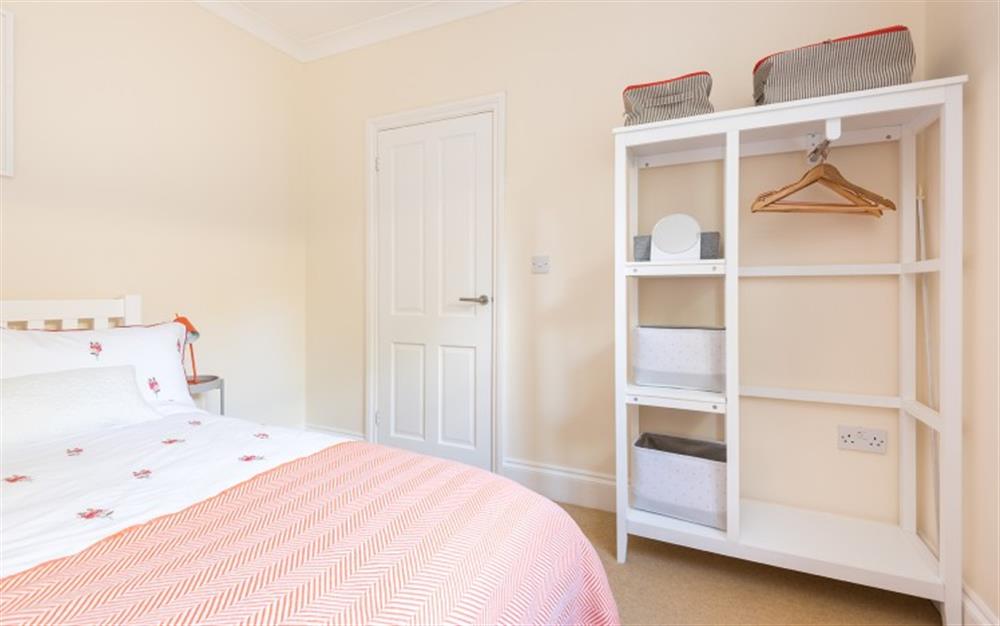Upstairs bedroom 3 with small double bed at 2 Chapel Street in Blackawton