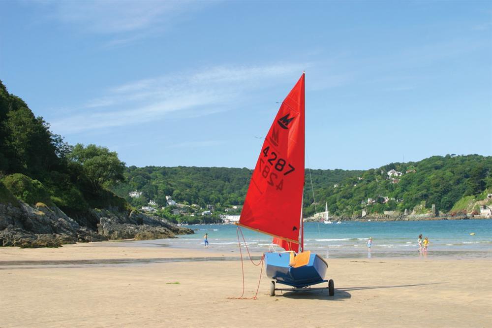 Beautiful Millbay beach is just a short ferry ride away at 2 Churchill House in Market Street, Salcombe