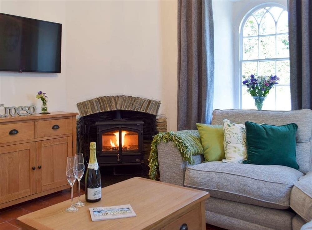 Living room at 2 Cilwendeg Lodge in Newchapel, near Boncath, Dyfed