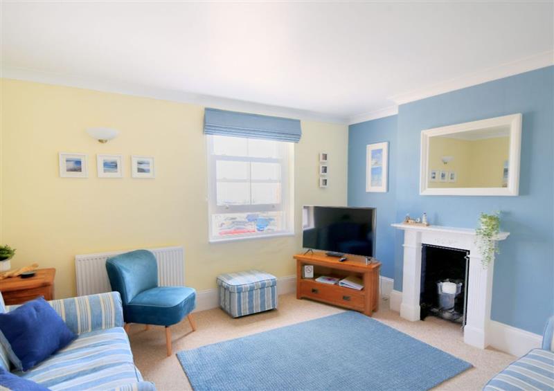 Enjoy the living room at 2 Cobb View, Lyme Regis