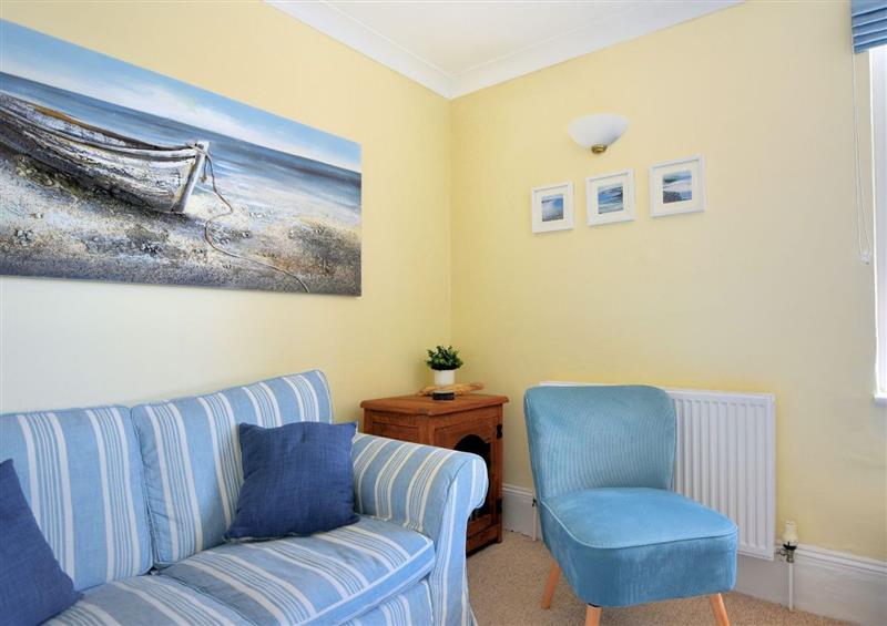 The living room at 2 Cobb View, Lyme Regis