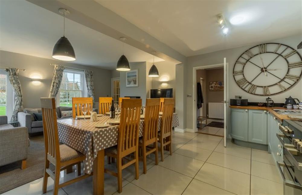 Ground floor: Dining area at 2 Dix Cottages, Thornham near Hunstanton