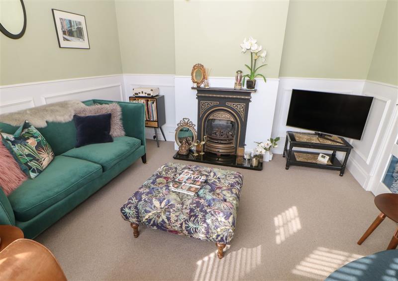 Relax in the living area at 2 Drumraugh Cottages, Hutton Rudby