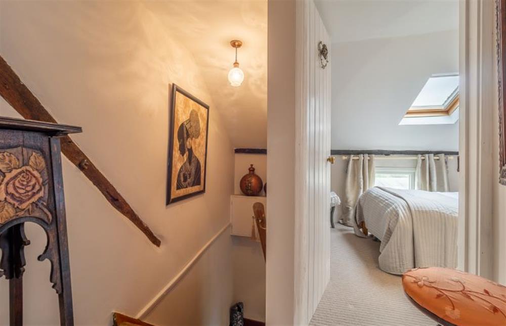 Landing with views of the second bedroom at 2 Fox Cottages, Darsham