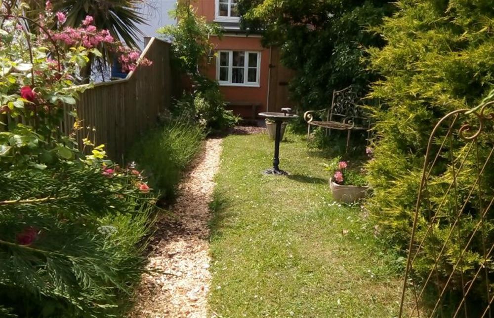 Pretty rear garden  at 2 Fox Cottages, Darsham