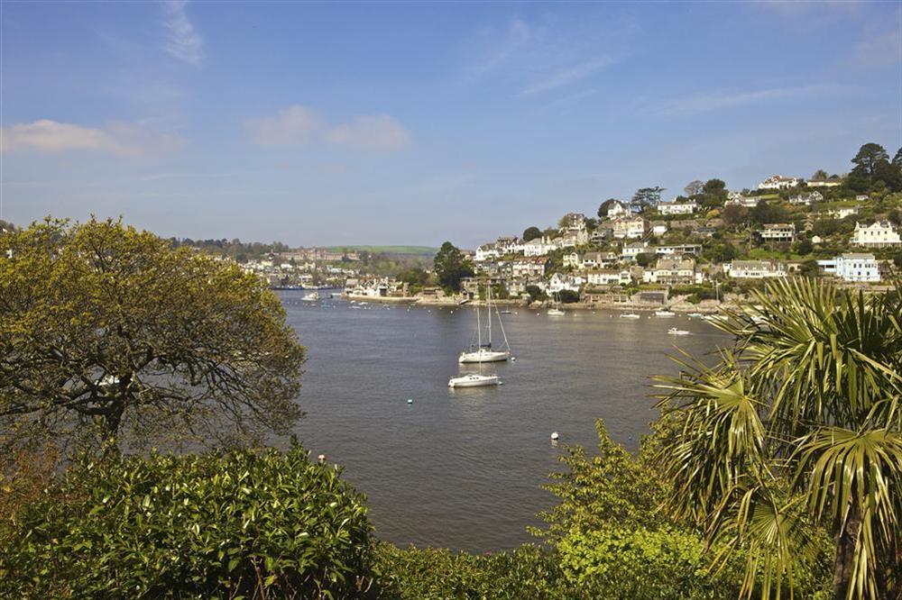 The view from Galions Quay towards Dartmouth's famous Naval College at 2 Galions Quay in , Dartmouth