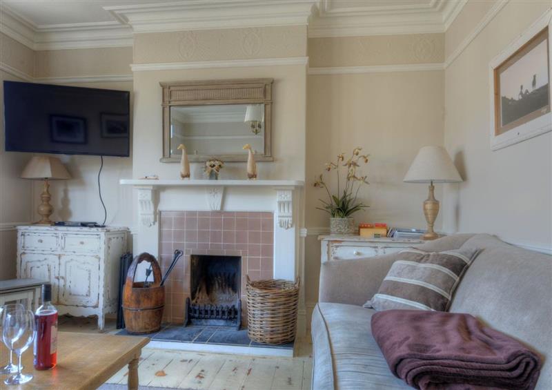 The living room at 2 Hadleigh Villas, Lyme Regis