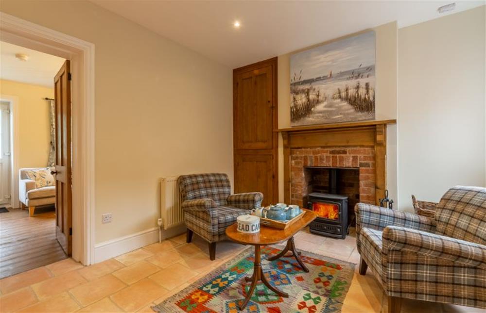 Ground floor: Snug with cosy wood burning stove