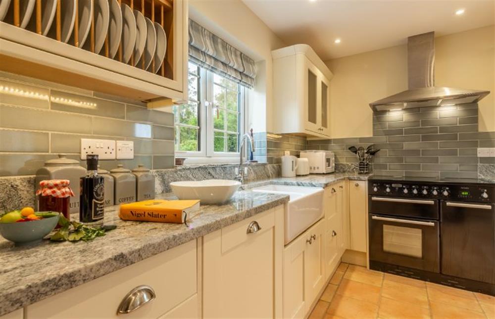 Ground floor: Well-equipped kitchen at 2 Hall Lane Cottages, Thornham near Hunstanton