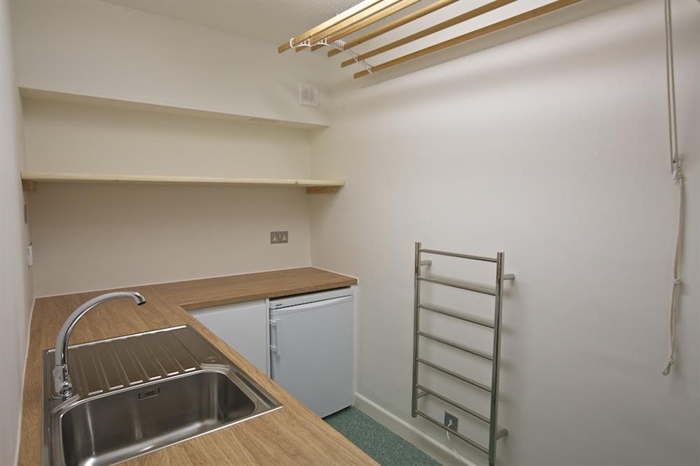Utility room with storage space at 2 Hamstone Court in , Salcombe