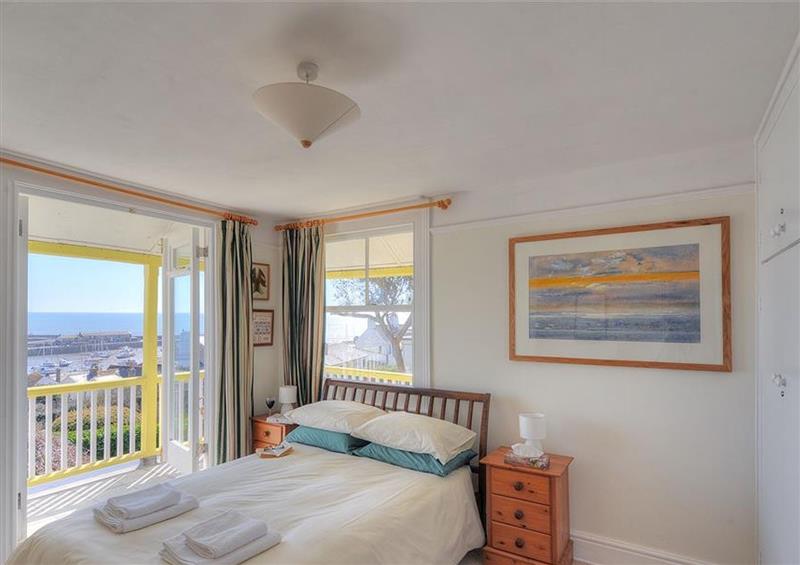 One of the 2 bedrooms at 2 Harbour Heights, Lyme Regis