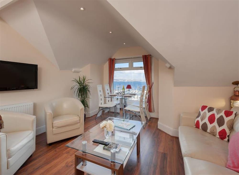 Living area at 2 Harbour Lights in , Brixham