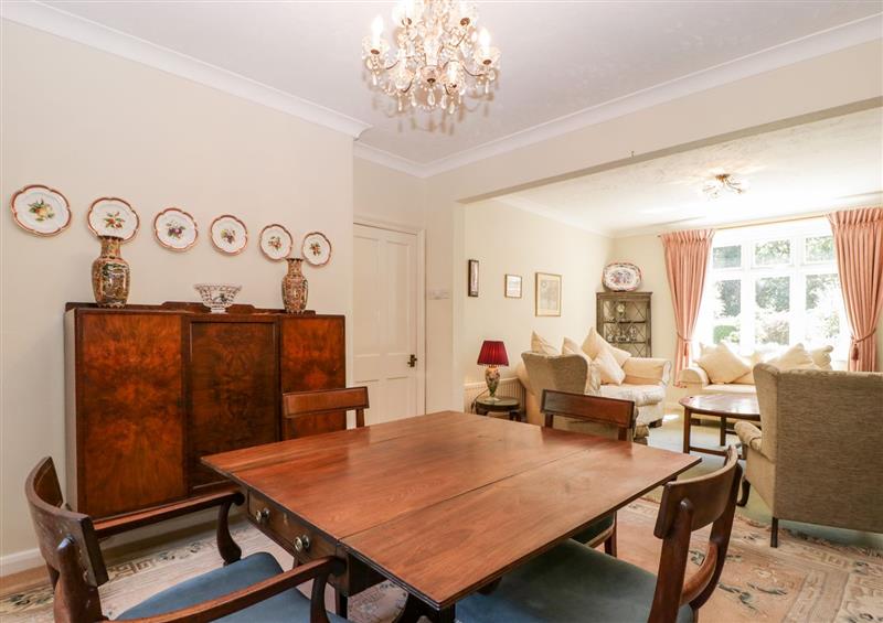 The dining room at 2 Heath Cottages, Sandford