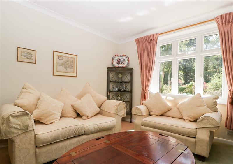 The living area at 2 Heath Cottages, Sandford