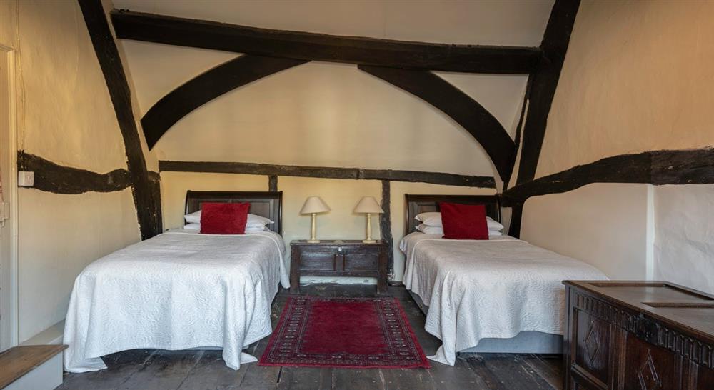 The cosy twin bedroom at 2 High Street in Chippenham, Wiltshire