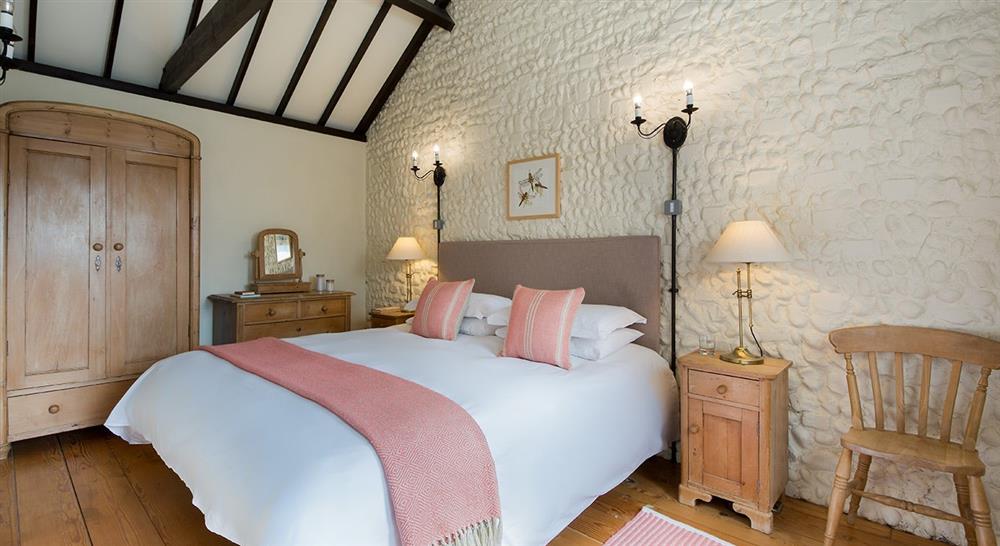 The large double bedroom at 2 Horsey Barns in Horsey, Norfolk