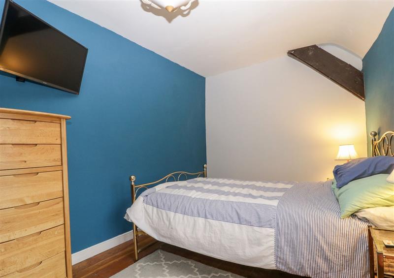 One of the bedrooms at 2 Lime Street, Stogursey