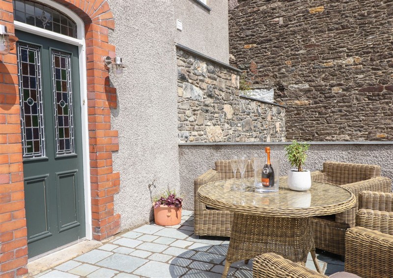 The patio in 2 Llewelyn Street at 2 Llewelyn Street, Conwy