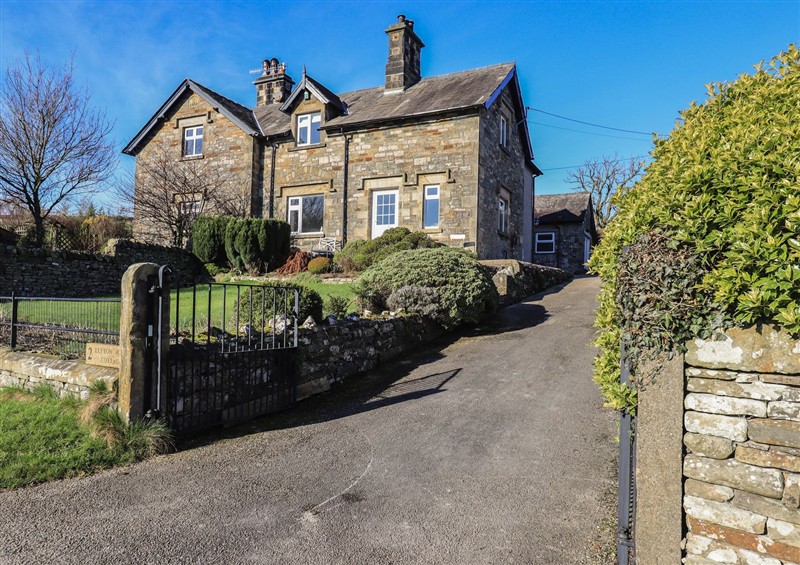 This is the setting of 2 Lupton Hall Cottages at 2 Lupton Hall Cottages, Lupton near Kirkby Lonsdale