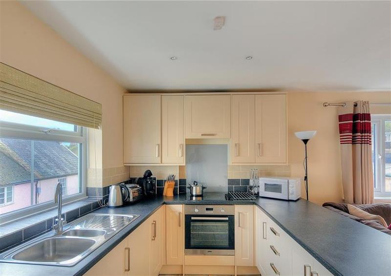 This is the kitchen at 2 Mill Green Court, Lyme Regis