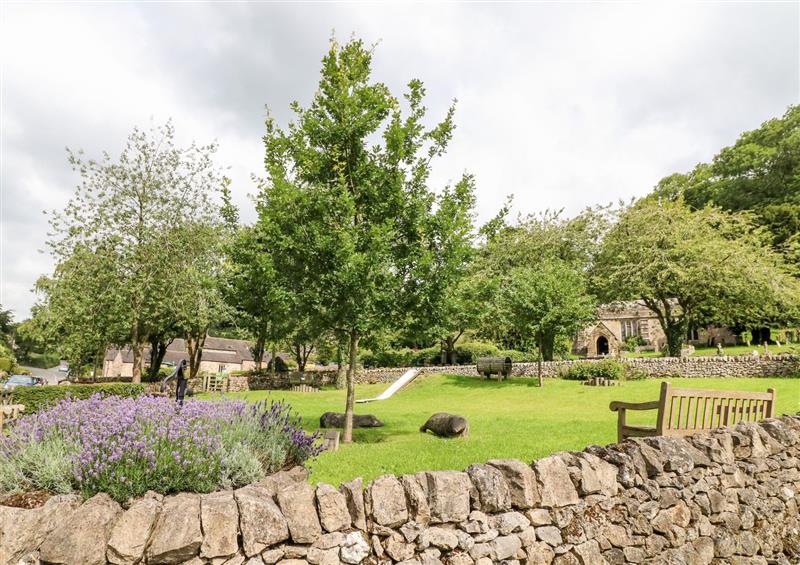 Enjoy the garden at 2 Miners Arms Cottages, Carsington near Wirksworth