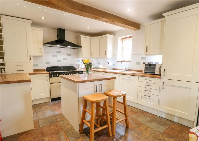 Kitchen at 2 Miners Arms Cottages, Carsington near Wirksworth