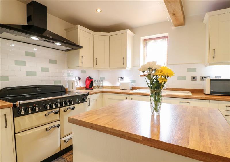 The kitchen at 2 Miners Arms Cottages, Carsington near Wirksworth