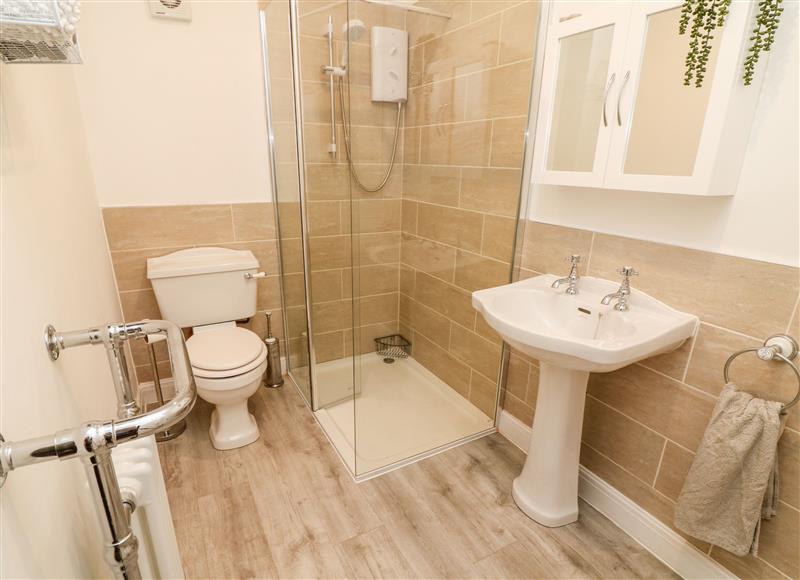 This is the bathroom at 2 Morton Cottages, Winmarleigh near Garstang