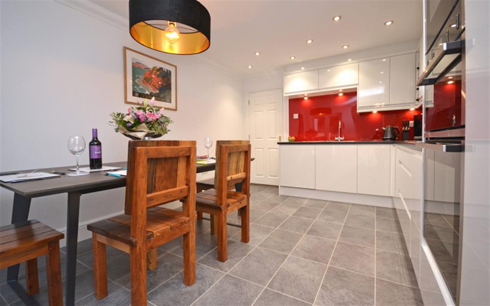 Another view of the kitchen dining room. at 2 North Castle Mews in Totnes
