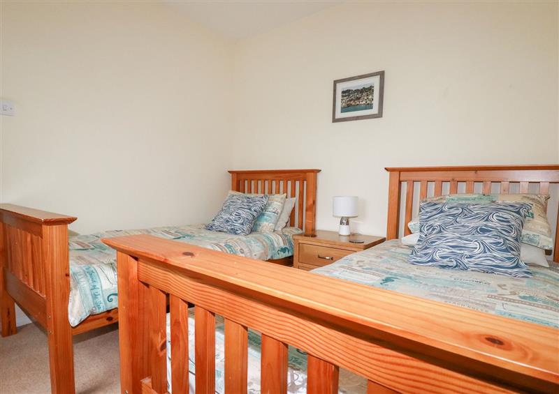 One of the bedrooms at 2 Old Talbot Cottages, Lostwithiel