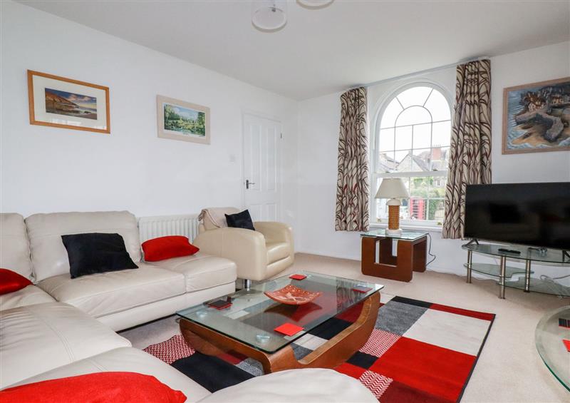 The living area at 2 Old Talbot Cottages, Lostwithiel