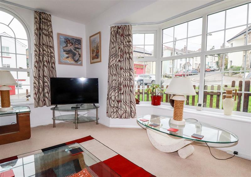 This is the living room at 2 Old Talbot Cottages, Lostwithiel
