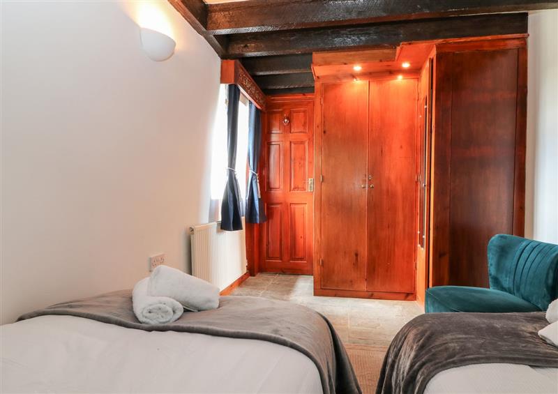 One of the bedrooms at 2 Pencoose Barns, St Erme near Truro