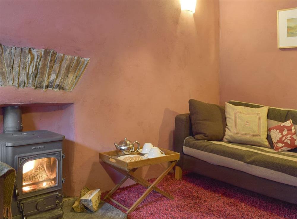 Cosy living room at 2 Penrhiw in Abercych, near Newcastle Emlyn, Dyfed