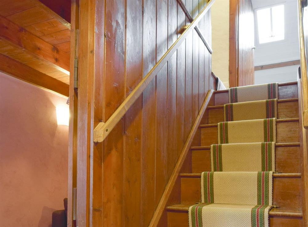 Stairs to first floor at 2 Penrhiw in Abercych, near Newcastle Emlyn, Dyfed