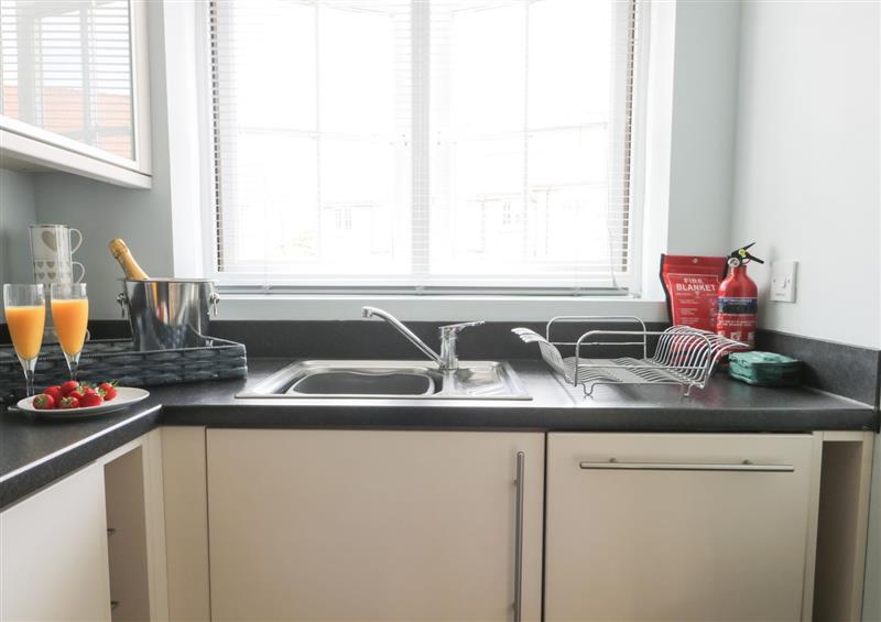 This is the kitchen at 2 Perran Court, The Bay - Filey