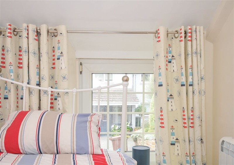 One of the bedrooms at 2 Porthilly Cottages, Rock